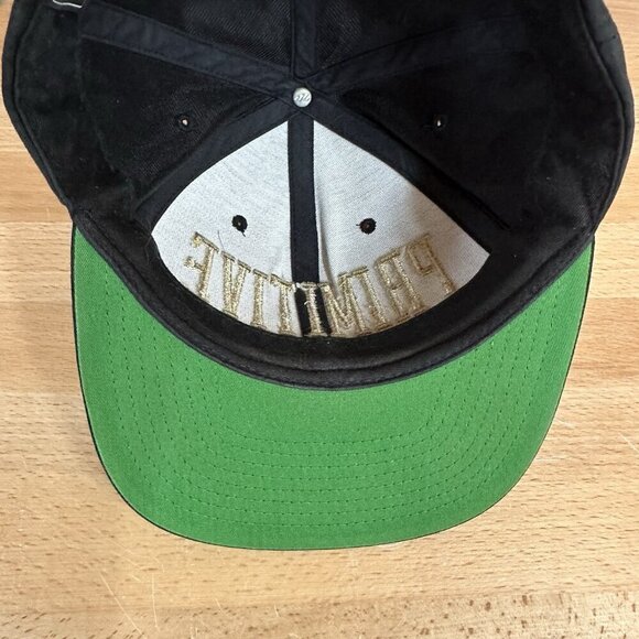 Primitive Skateboarding Hat Dropout Snapback Cap Nothing Nice Gold Print - Picture 5 of 6